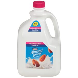 Blue Diamond Almond Breeze Unsweetened Vanilla Almond Milk, 96 Oz.